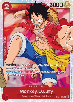 Monkey.D.Luffy (OP01-024) (V.1) Immagine principale del prodotto