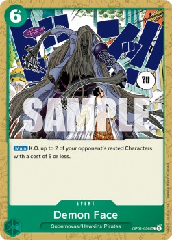 Demon Face (OP01-056) Immagine principale del prodotto