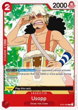 Usopp (ST01-002) (V.1) Immagine principale del prodotto