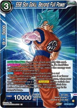 SSB Son Goku, Beyond Full Power (V.1 - Common)