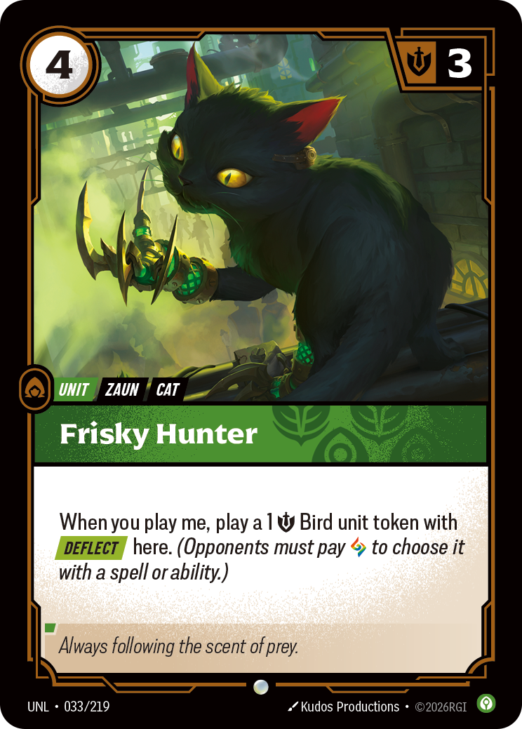 Frisky Hunter - Unleashed (Common) [UNL-033] — Inglese Immagine principale del prodotto