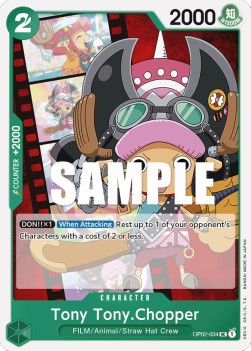 Tony Tony.Chopper (OP02-034) Immagine principale del prodotto