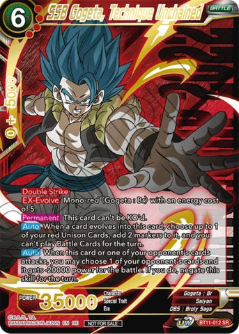 SSB Gogeta, Technique Unchained