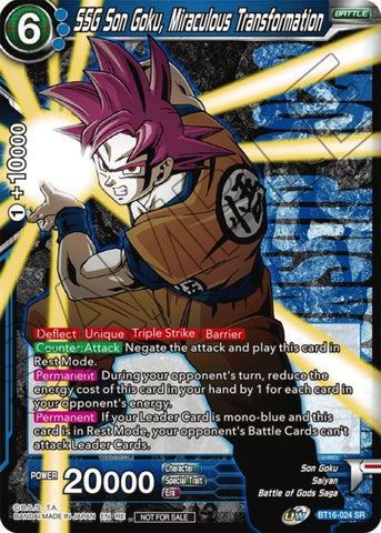 SSG Son Goku, Miraculous Transformation