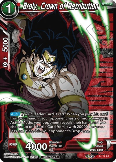 Broly, Crown of Retribution (V.2 - Promo)
