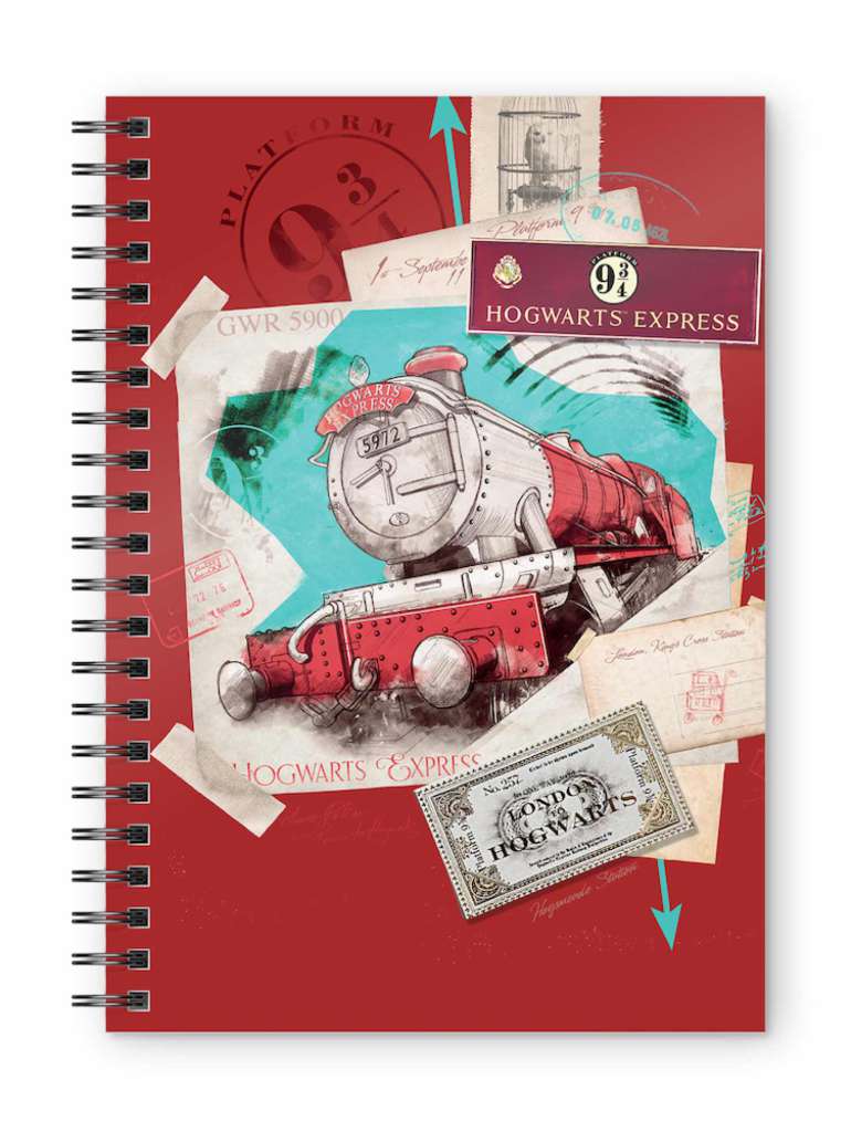 Hp Hogwarts Express Spiral Notebook Immagine principale del prodotto