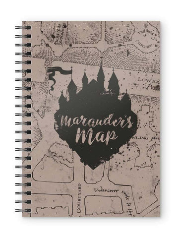 Hp Marauder's Map Spiral Notebook