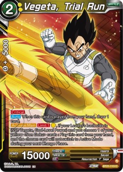 Vegeta, Trial Run Immagine principale del prodotto