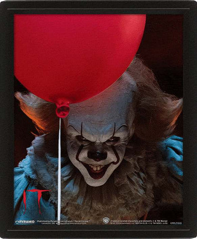 It Pennywise Evil Poster 3d