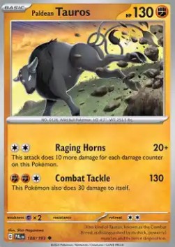 Paldean Tauros Immagine principale del prodotto