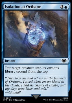 Isolation at Orthanc