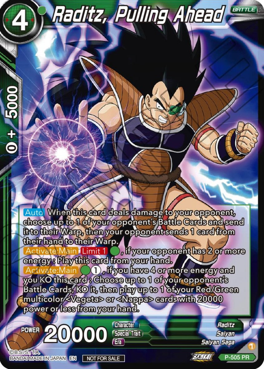 Raditz, Pulling Ahead (V.1 - Promo)