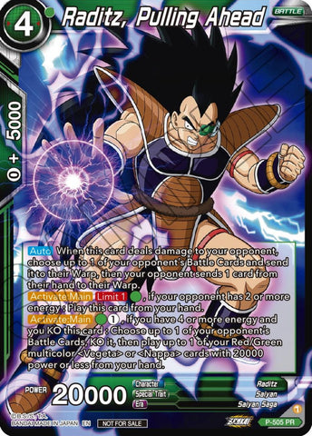 Raditz, Pulling Ahead (V.1 - Promo)
