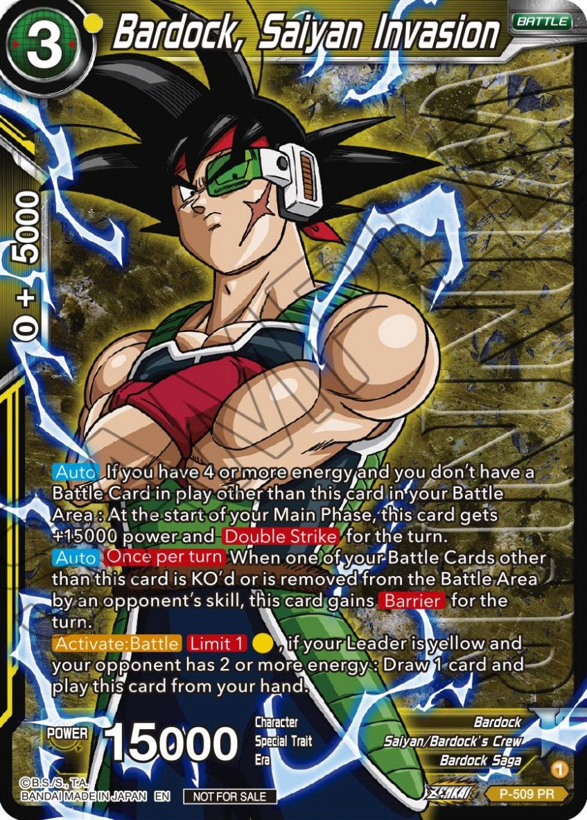 Bardock, Saiyan Invasion (V.2 - Promo)