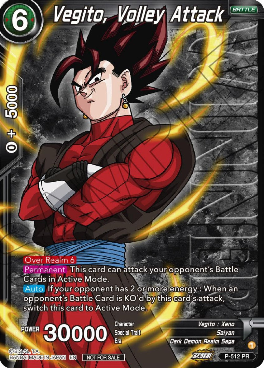 Vegito, Volley Attack (V.2 - Promo) Immagine principale del prodotto