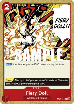 Fiery Doll (OP03-019) Immagine principale del prodotto
