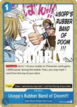 Usopp's Rubber Band of Doom!!! (OP03-054) Immagine principale del prodotto