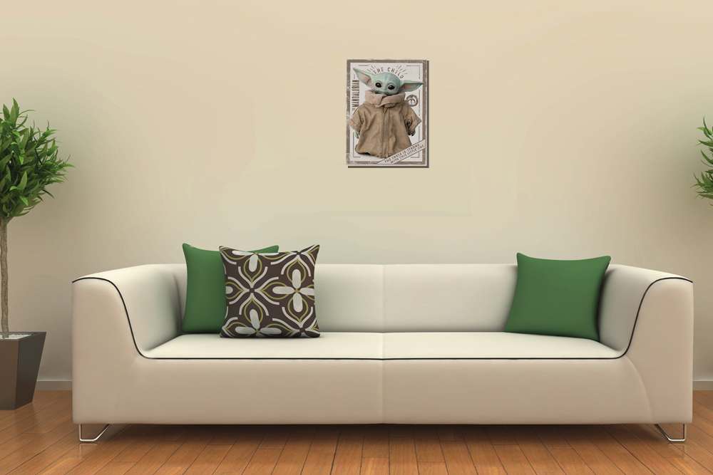 Sw The Mandalorian Child Canvas Print Immagine principale del prodotto