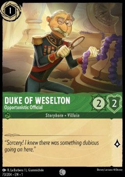 Duke of Weselton - Opportunistic Official Immagine principale del prodotto