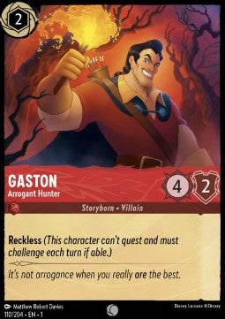 Gaston - Arrogant Hunter