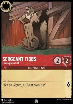 Sergeant Tibbs - Courageous Cat Immagine principale del prodotto