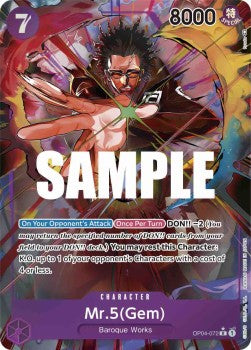 Mr.5(Gem) (OP04-072) (V.2) Immagine principale del prodotto