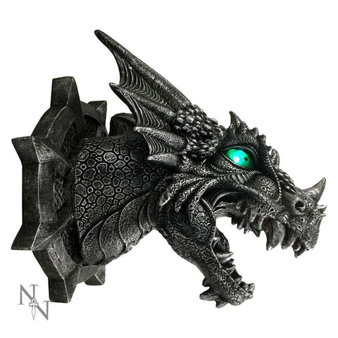 Ferox Dragon Head Wall Plaque W Led