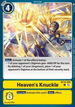 Heaven's Knuckle (BT14-094)