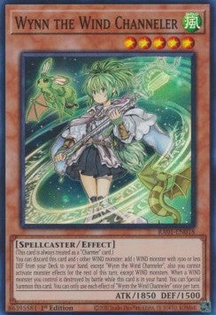 Wynn the Wind Channeler (V.1 - Super Rare) Immagine principale del prodotto