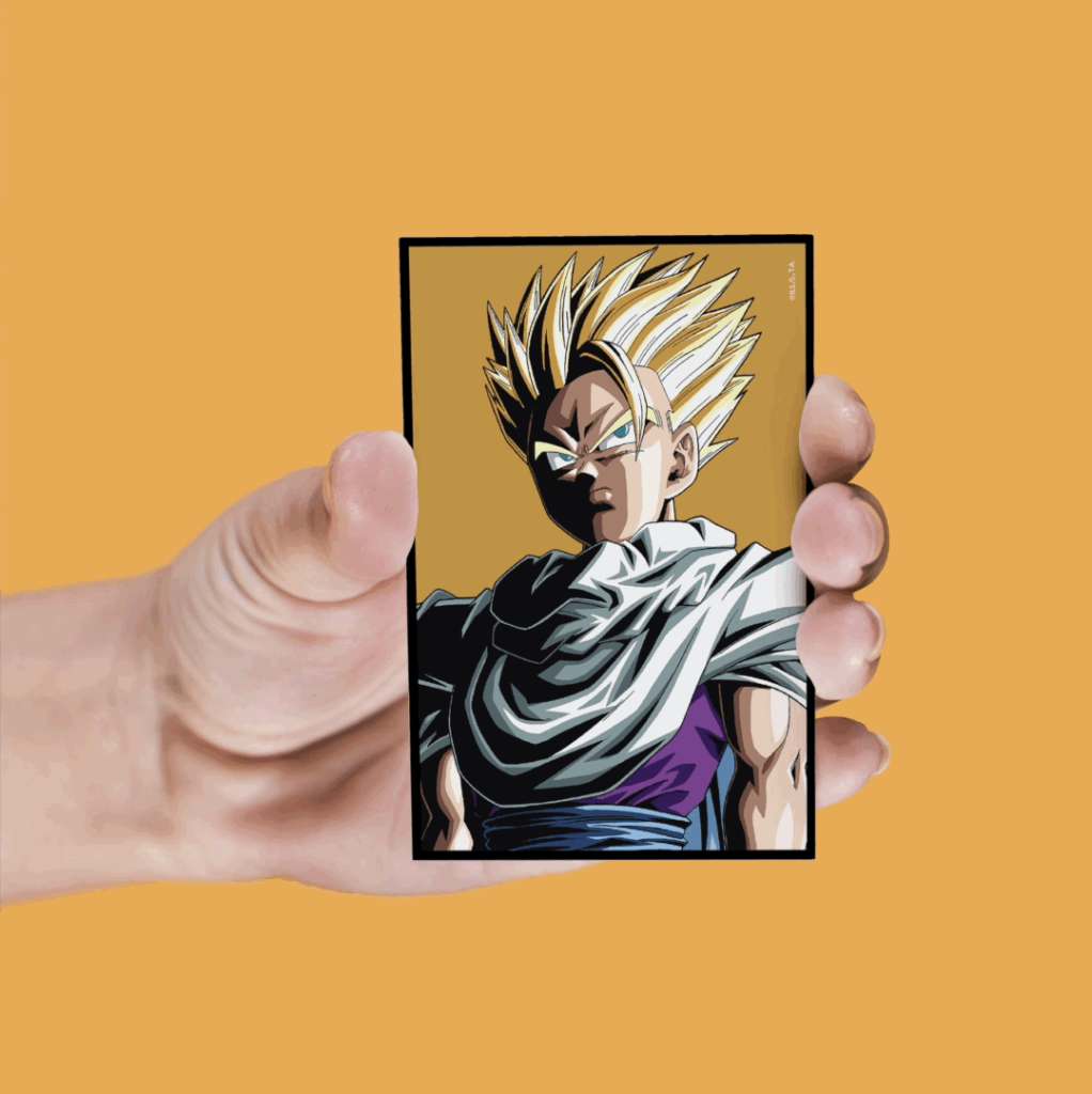 Dragon Ball Z 4 Lenticular Magnets Set