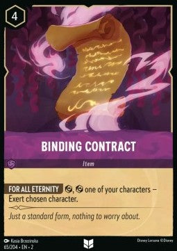 Binding Contract Immagine principale del prodotto
