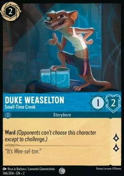 Duke Weaselton - Small-Time Crook Immagine principale del prodotto