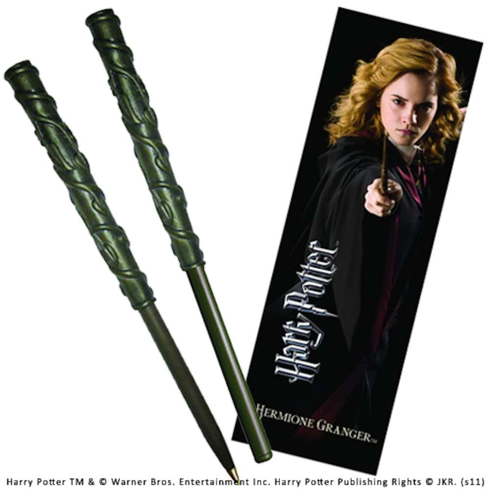 Hp Hermione Wand Pen And Bookmark Immagine principale del prodotto