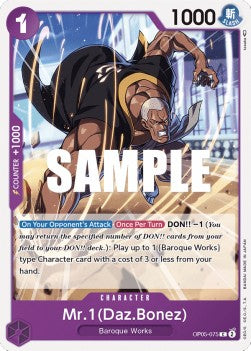 Mr.1(Daz.Bonez) (OP05-075) Immagine principale del prodotto