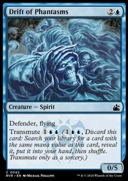 Drift of Phantasms