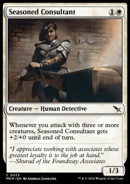 Seasoned Consultant
