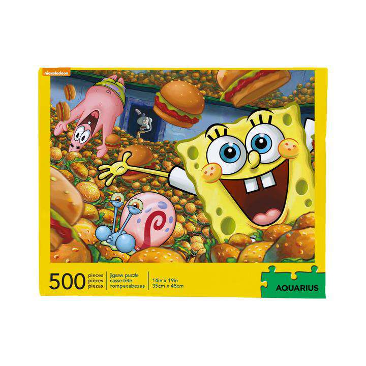 Spongebob Krabby Patties 500 Pcs Puzzle