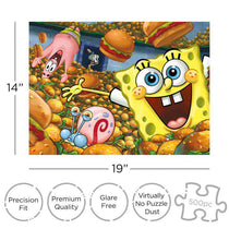 Spongebob Krabby Patties 500 Pcs Puzzle
