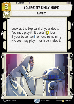 You're My Only Hope Immagine principale del prodotto