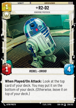 R2-D2, Ignoring Protocol