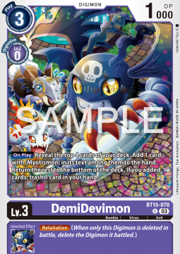 DemiDevimon (BT15-070) Immagine principale del prodotto