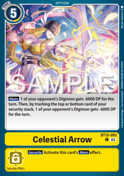 Celestial Arrow (BT15-093) Immagine principale del prodotto