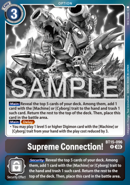 Supreme Connection! (BT15-096) Immagine principale del prodotto