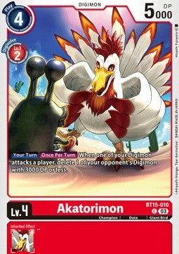 Akatorimon (BT15-010) Immagine principale del prodotto