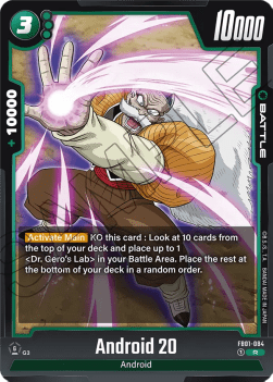 Android 20 (FB01-084) [Fusion World] Immagine principale del prodotto
