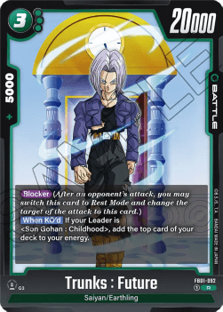 Trunks : Future (FB01-092) [Fusion World] Immagine principale del prodotto