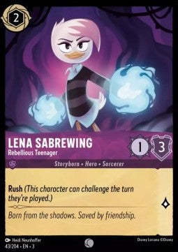Lena Sabrewing - Rebellious Teenager Immagine principale del prodotto