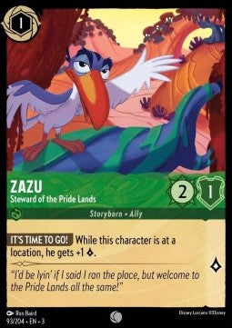 Zazu - Steward of the Pride Lands Immagine principale del prodotto