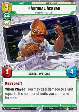 Admiral Ackbar, Brilliant Strategist Immagine principale del prodotto