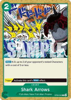 Shark Arrows (OP06-040) Immagine principale del prodotto